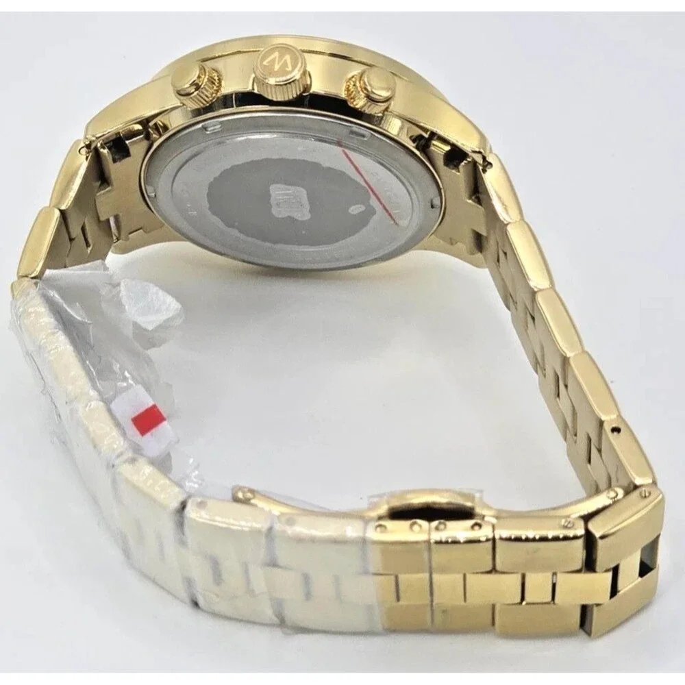 JBW Alessandra JB-6217-E Gold Tone Diamond Chronograph Womens Watch 38mm